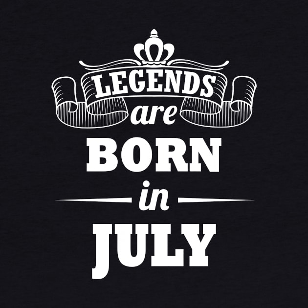 Legends are born in July by wewew66